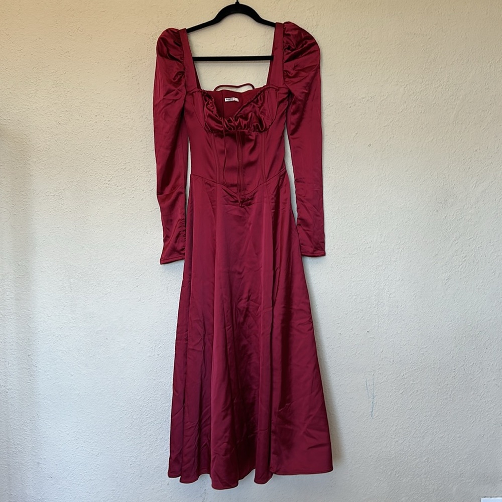HOUSE OF CB 'Sebille' Ruby Corset Midi Dress NWOT size XS - Picture 8 of 13